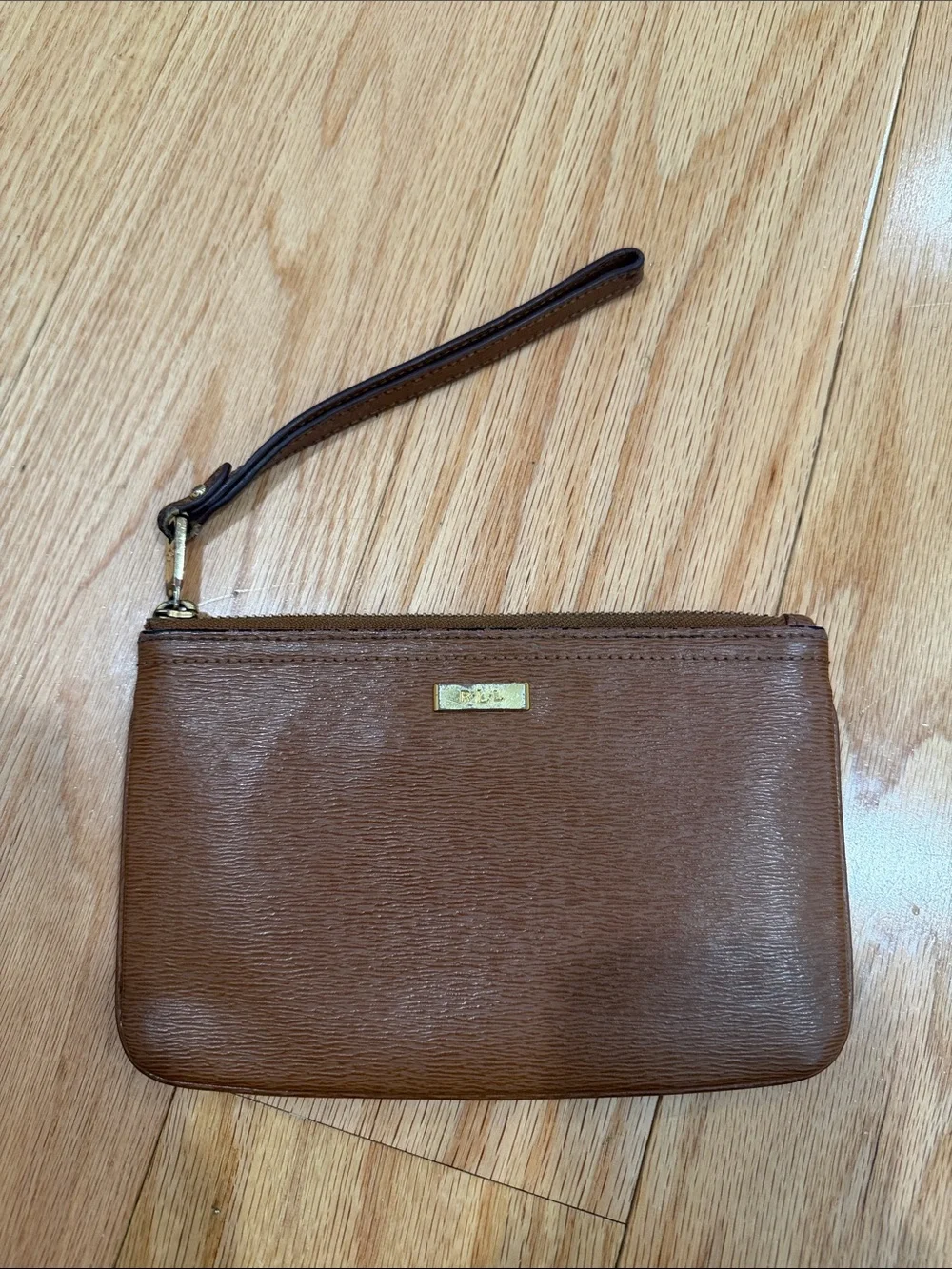 Lauren Ralph Lauren wristlet tan
